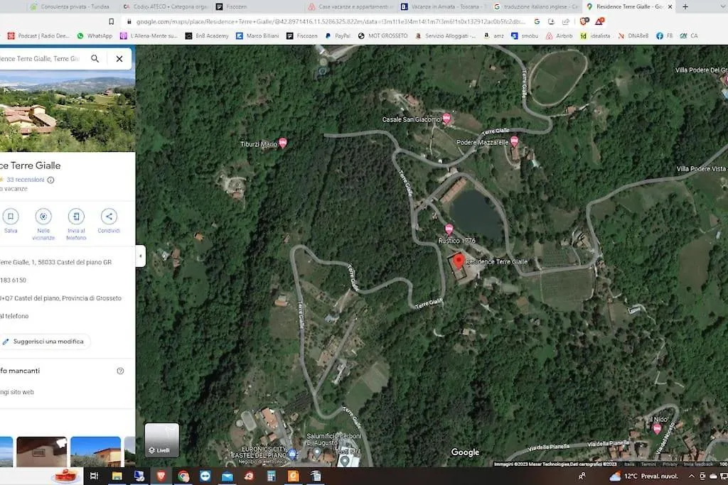 아파트 38-Volpini House In Amiata - Val D'Orcia, Saturnia, Feste&Sagre 카스텔 델 피아노